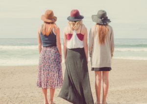 Frauen am Strand